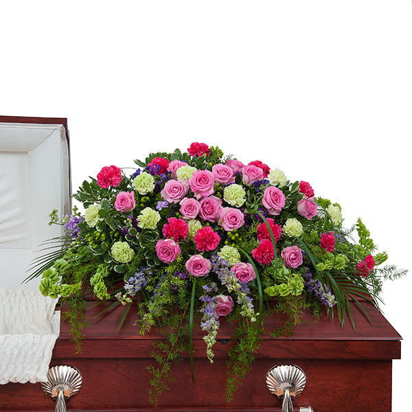 FOREVER CHERISHED CASKET SPRAY