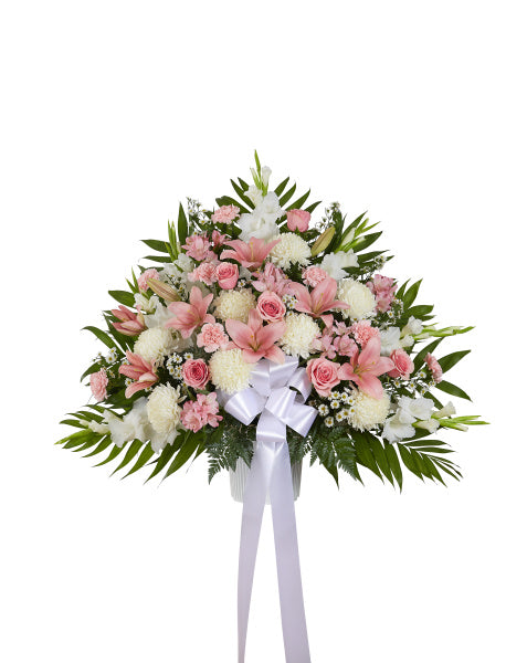 HEARTFELT SYMPATHY URN IN PINK