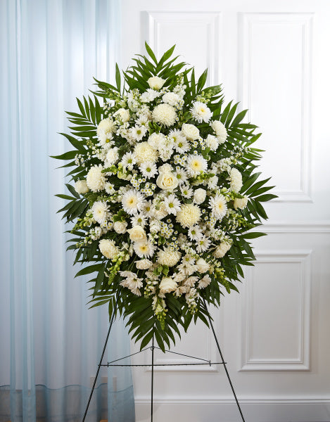 WHITE STANDING SPRAY