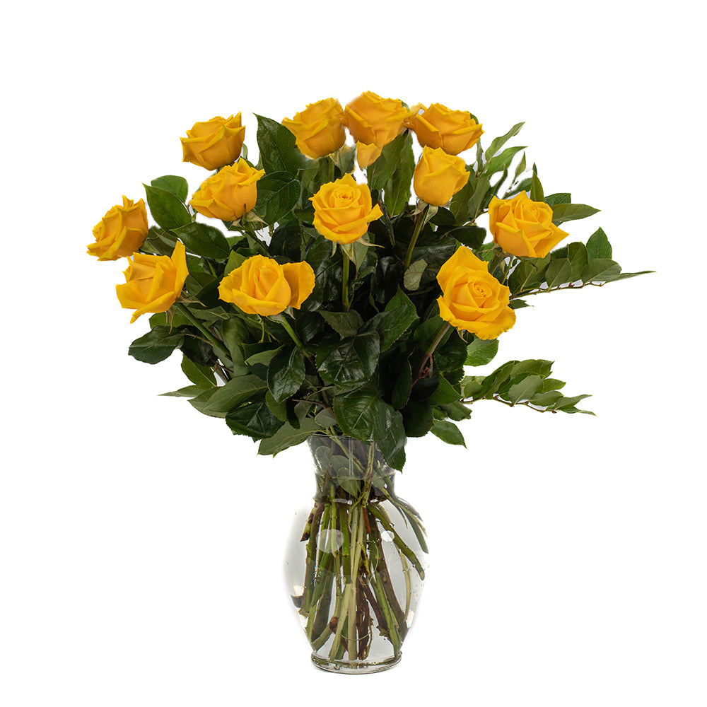 Yellow Roses - Choose a Size